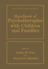 Imagen de portada: Handbook of Psychotherapies with Children and Families 1st edition 9781461371564