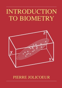 Imagen de portada: Introduction to Biometry 9780306461637