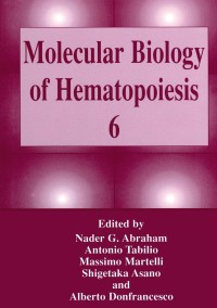 Cover image: Molecular Biology of Hematopoiesis 6 1st edition 9780306461361