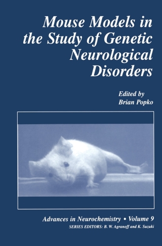 Cover image: Mouse Models in the Study of Genetic Neurological Disorders 1st edition 9780306459658