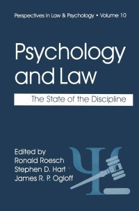 Cover image: Psychology and Law 1st edition 9780306459504