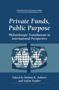 Cover image: Private Funds, Public Purpose 1st edition 9780306459467