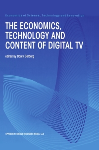 Imagen de portada: The Economics, Technology and Content of Digital TV 1st edition 9780792383253