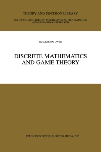 Cover image: Discrete Mathematics and Game Theory 9780792385110