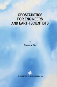 Imagen de portada: Geostatistics for Engineers and Earth Scientists 9780792385233