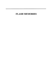 Omslagafbeelding: Flash Memories 1st edition 9780792384878
