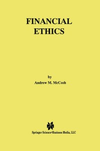 Imagen de portada: Financial Ethics 9780792385561