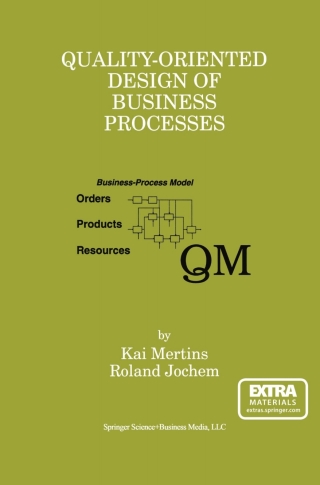 Immagine di copertina: Quality-Oriented Design of Business Processes 9780792384847