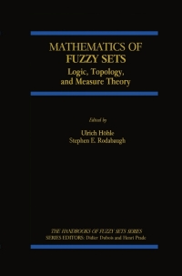 Imagen de portada: Mathematics of Fuzzy Sets 9780792383888