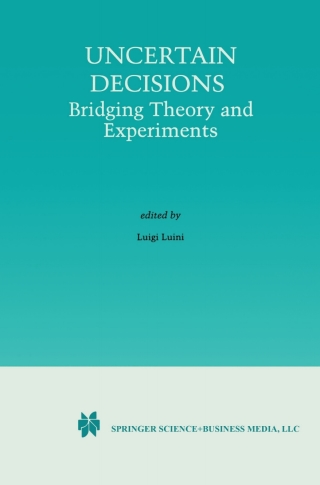 Imagen de portada: Uncertain Decisions 1st edition 9781461373124