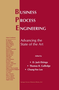 Cover image: Business Process Engineering 1st edition 9780792384021