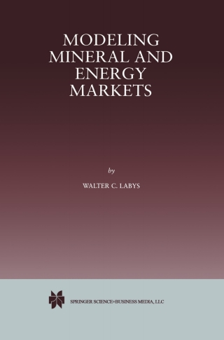 Cover image: Modeling Mineral and Energy Markets 9780792383727