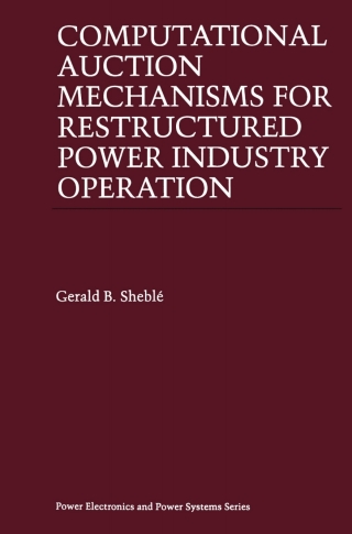 表紙画像: Computational Auction Mechanisms for Restructured Power Industry Operation 9780792384755