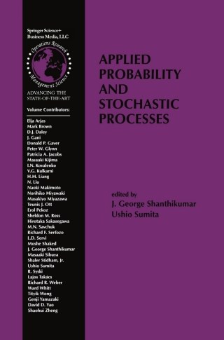 Cover image: Applied Probability and Stochastic Processes 1st edition 9781461551911