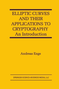 صورة الغلاف: Elliptic Curves and Their Applications to Cryptography 9781461373728