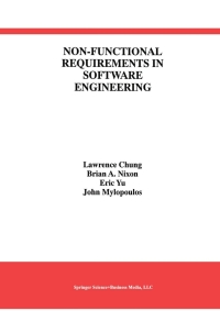 Imagen de portada: Non-Functional Requirements in Software Engineering 9781461374039