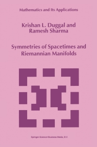 Cover image: Symmetries of Spacetimes and Riemannian Manifolds 9780792357933