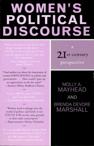 Imagen de portada: Women's Political Discourse 9780742529090