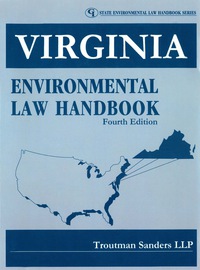 Imagen de portada: Virginia Environmental Law Handbook 4th edition 9780865871687