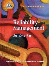 Imagen de portada: Reliability Management 9780865876712