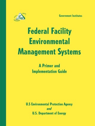 Cover image: Federal Facility Environmental Management Systems 1st edition 9780865877085