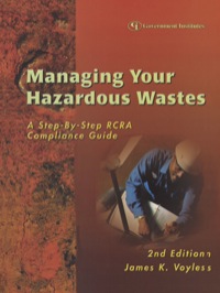 Cover image: Managing Your Hazardous Wastes 2nd edition 9780865879362