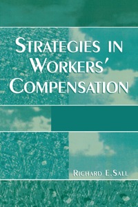 Imagen de portada: Strategies in Workers' Compensation 9780761827719
