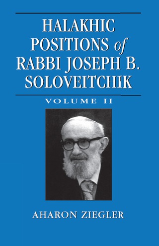 Imagen de portada: Halakhic Positions of Rabbi Joseph B. Soloveitchik 1st edition 9780765761781