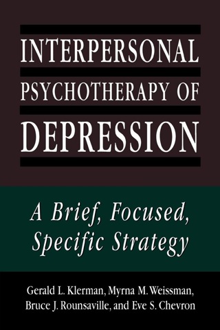 Cover image: Interpersonal Psychotherapy of Depression 9781568213507