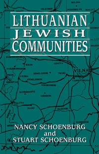 Omslagafbeelding: Lithuanian Jewish Communities 9781568219936