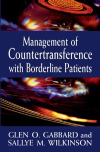 Imagen de portada: Management of Countertransference with Borderline Patients 9780765702630