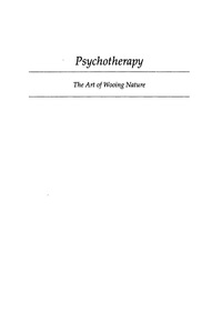 Cover image: Psychotherapy 9780876689455