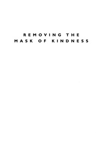 Cover image: Removing the Mask of Kindness 9780765704092