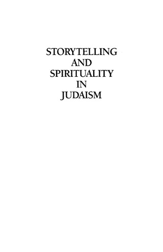 Imagen de portada: Storytelling and Spirituality in Judaism 1st edition 9780765761668