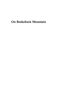 Cover image: On Brokeback Mountain 9780739121641