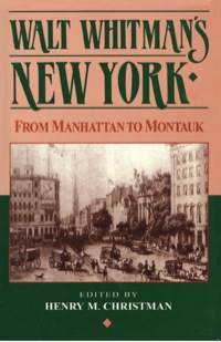 Cover image: Walt Whitman's New York 9780941533775