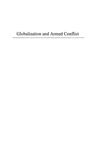 Titelbild: Globalization and Armed Conflict 9780742518315