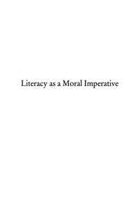 Omslagafbeelding: Literacy as a Moral Imperative 9780847694587