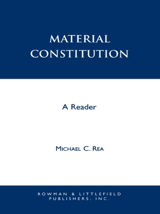 Imagen de portada: Material Constitution 1st edition 9780847683833