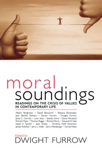Cover image: Moral Soundings 9780742533691