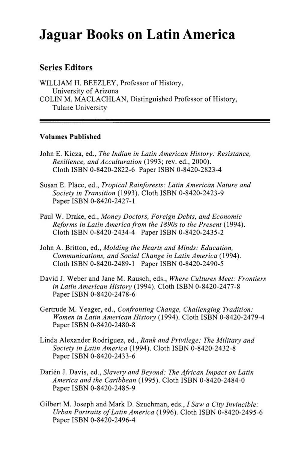 On Earth as It Is in Heaven Religion in Modern Latin America