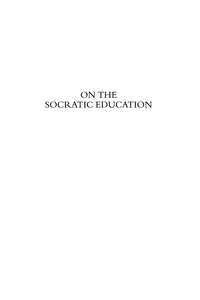 表紙画像: On the Socratic Education 9780847694013