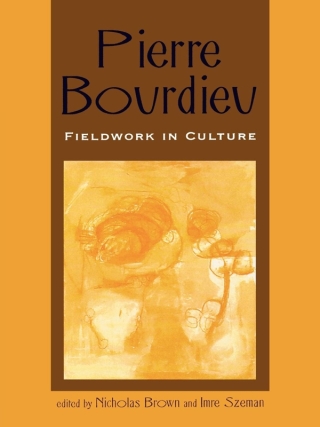 Imagen de portada: Pierre Bourdieu 1st edition 9780847693894
