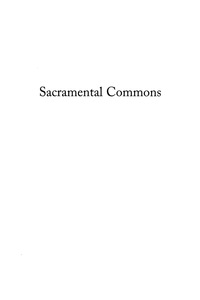 Cover image: Sacramental Commons 9780742545991