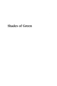 Cover image: Shades of Green 9780742546479