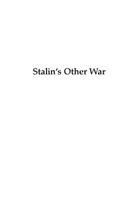 Cover image: Stalin's Other War 9780742521926