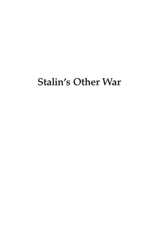 صورة الغلاف: Stalin's Other War 9780742521926