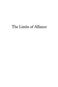 Imagen de portada: The Limits of Alliance 9780742538641