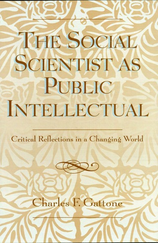Cover image: Social Scientist as Public Intellectual 9780742537927
