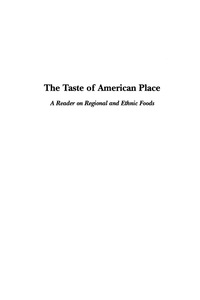 Cover image: The Taste of American Place 9780847685066